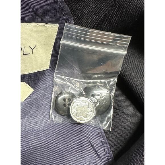 Suitsupply Suit Jacket Women US 12 44R Navy Cameron Wool Blend Blazer Office NWT - Picture 8 of 13